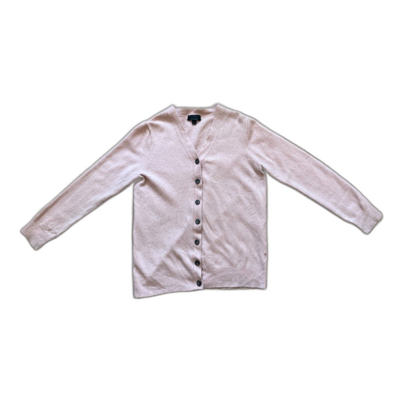 J. Crew Pink Cashmere Blend Pullover Cardigan Sweater Top Women's Size Large - Picture 3 of 10